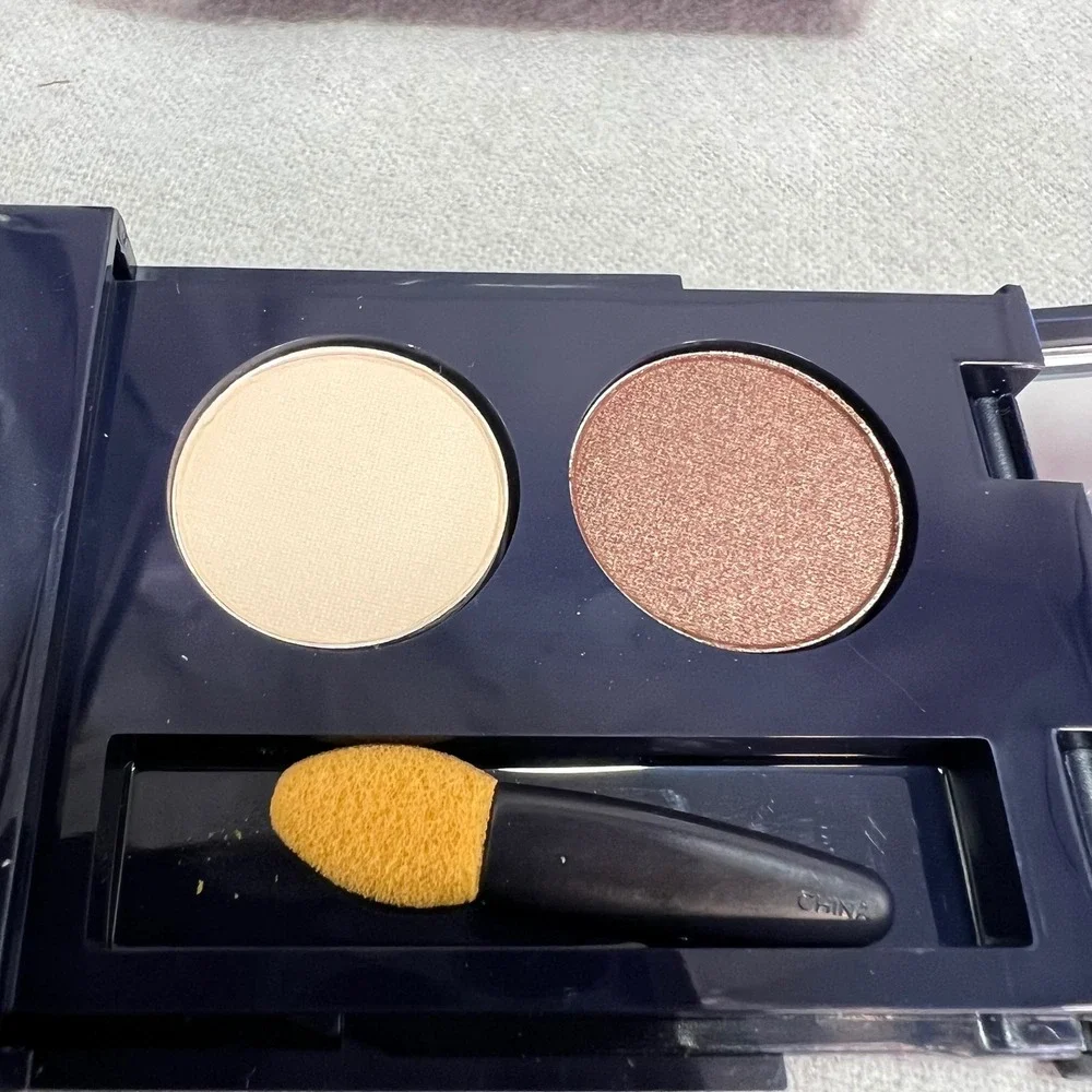 Estee Lauder Eyeshadow Duo 02 Cappuccino 2008 Vintage NOS With Box Matte Shimmer